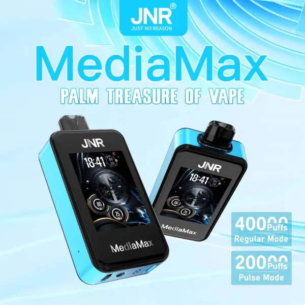 Entrepôt européenJNR Media Max 40K (MediaMax 40000) — Guide complet | PUFF9Kimgi jnr®mediamax disposable vape