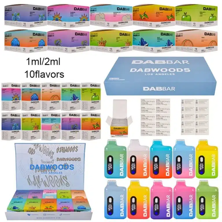 VAPEDAB Bar 2g Disposable Vapes Pens: Your Ultimate THC Vaping Solutiondab bar g g disposable vapes pens dabwood rechargeable with screen empty
