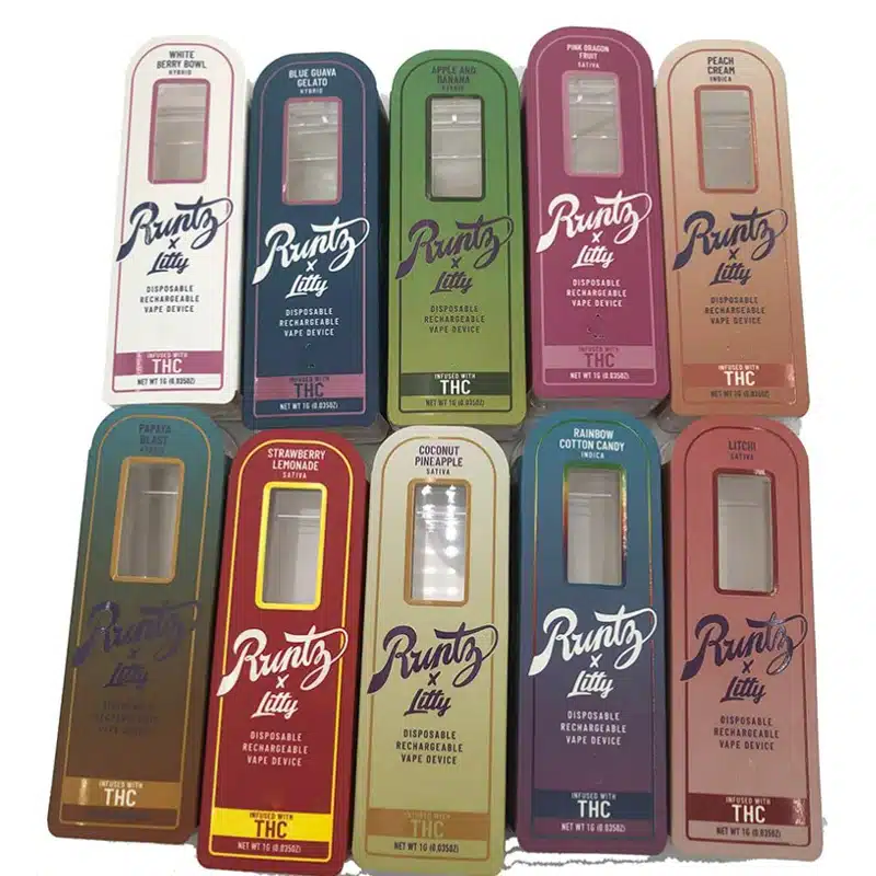 VAPEDiscover The Best Runtz Vape 1g Disposable Options Availableruntz x litty disposable vape pen e cigarettes full packing vape jungle boys torch runty vape