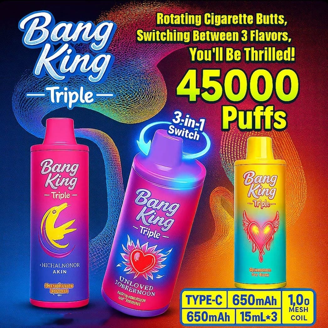 Trois saveursBang King Triple 45K 45000— Test & Guide completbang king puffs disposable vape in triple f Trois saveursBang King Triple 45K 45000— Test & Guide completbang king puffs disposable vape in triple f