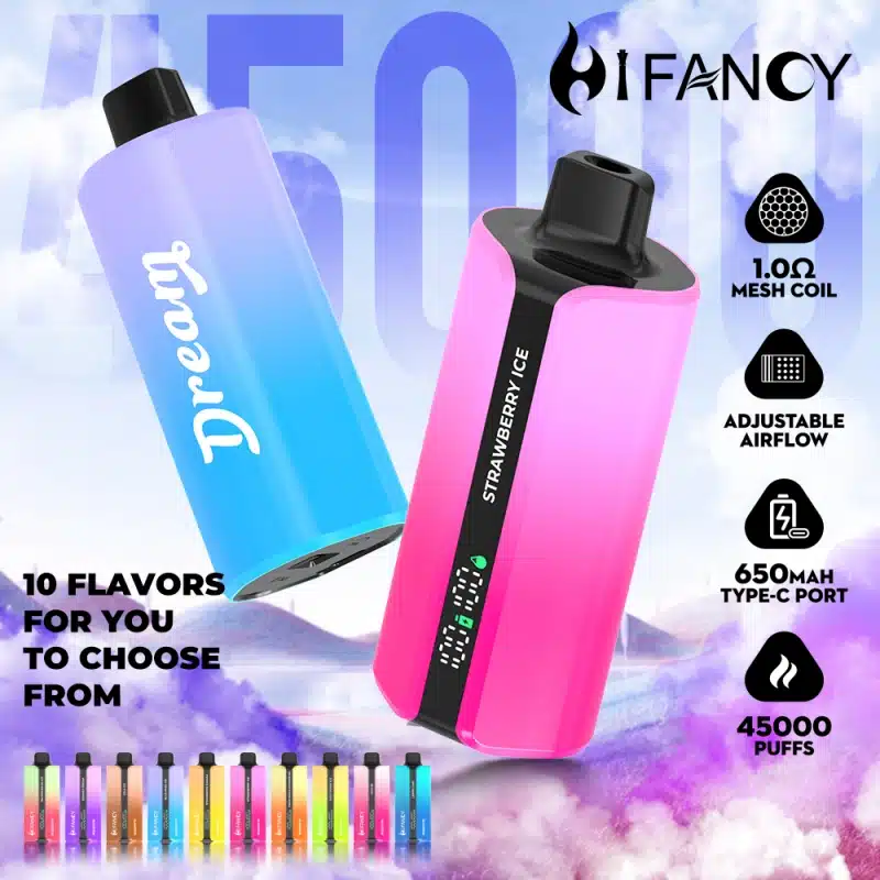 Puff 45kHifancy 45000 Puffs : Le Guide Complet 2025 - Test, Avis et Analysehifancy puffs disposable electronic cigarette