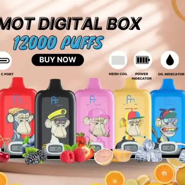 Puff 12kFUMOT Digital Box 12K 12000 Puff— Le Guide FR Ultime (Specs, Autonomie, Conseils)wholesale original randm tornado digital box k puffs vapes