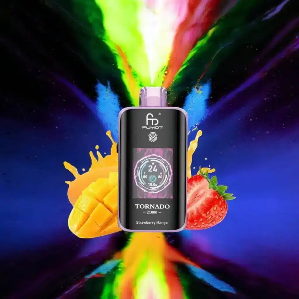 Puff 25kFumot Tornado 25000 Puff — Guide complet, tests, saveurs et conseilsimgi randm fumot tornado strawberry mango vapebeast photoroom x