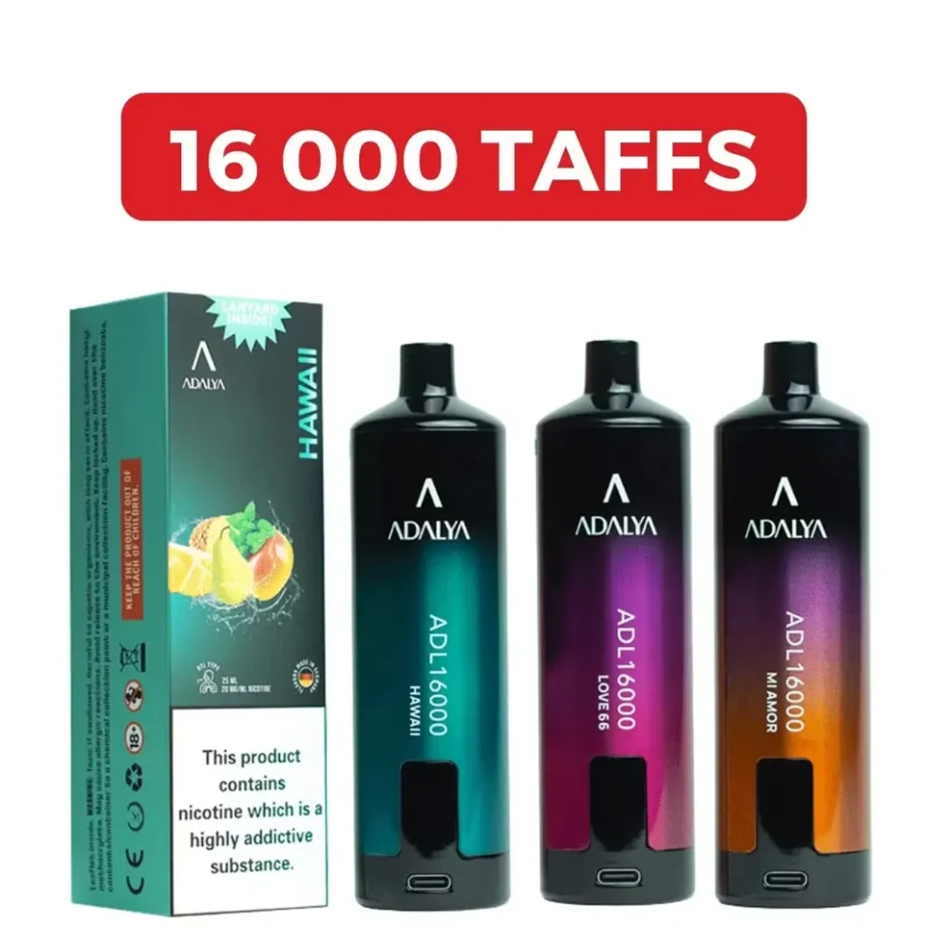 puff 16kPuff Adalya 16K (ADL16000) : Guide Ultime France - 16 000 bouffées DTLimgi original adalya