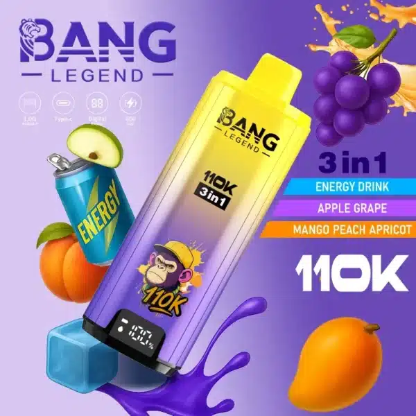 Puff 100kBang Legend 110K Puffs : Guide Complet de la Technologie Vape Ultra-Performanteimgi bang legend k puffs