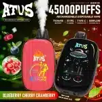 Puff 45kATVS 45000 Puffs 45K Full Smart Screen : Le Vape Jetable Futuriste à Écran Tactile Intelligentimgi atvs puffs