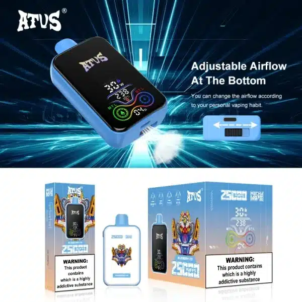 Puff 25kATVS 25000 Puffs 25K Warship: Test Complet de la Cigarette Electronique Haute Capacité (2025)imgi