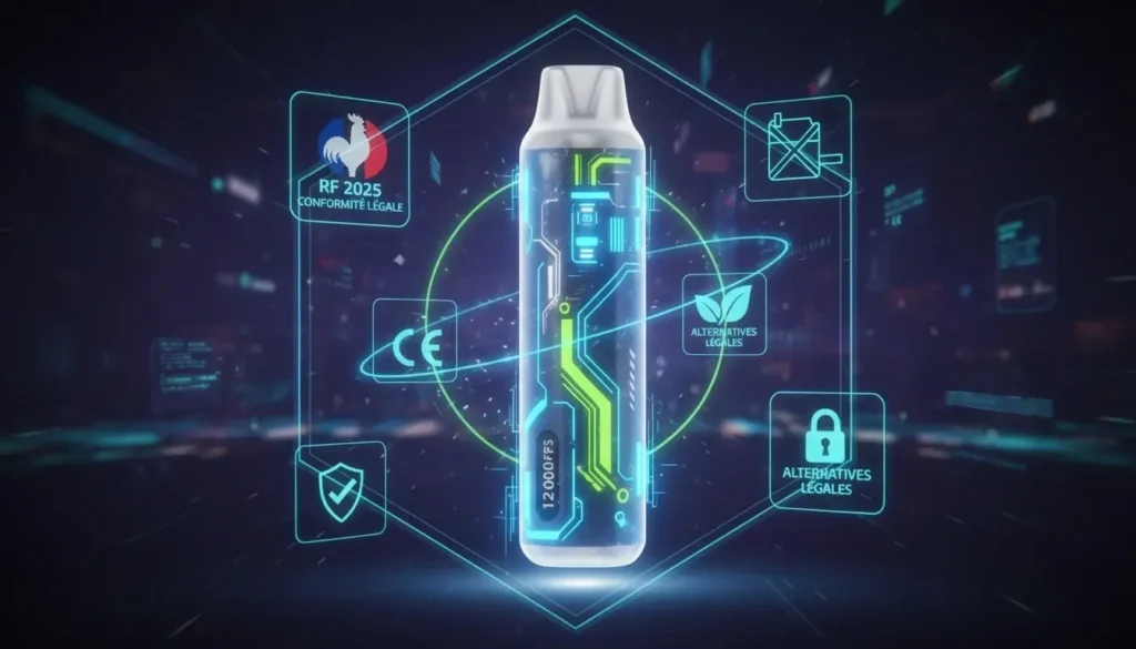 NouvellesComment Utiliser une Puff Rechargeable : Le Guide Complet du Débutanta futuristic illustration showcasing a puff