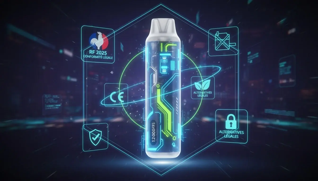 NouvellesComment Utiliser une Puff Rechargeable : Le Guide Complet du Débutanta futuristic illustration showcasing a puff