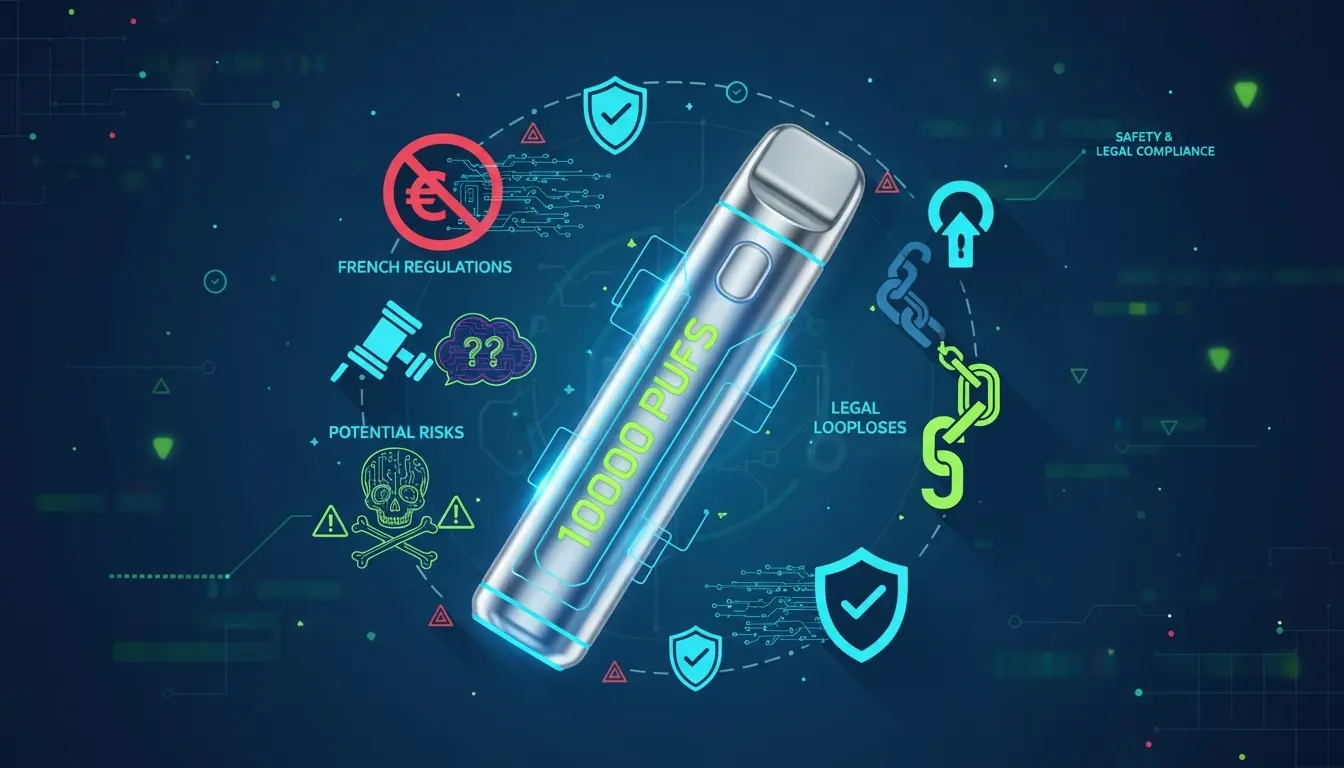 NouvellesComment Utiliser une Puff Rechargeable : Le Guide Complet Étape par Étapea vibrant and modern illustration focusing on a ce