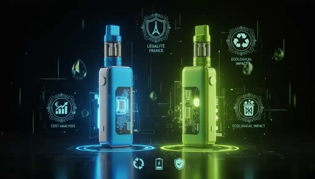 NouvellesVous cherchez une Puff 20k ? Découvrez les kits rechargeables qui durent plus longtempsfuturistic depiction of a rechargeable and disposa