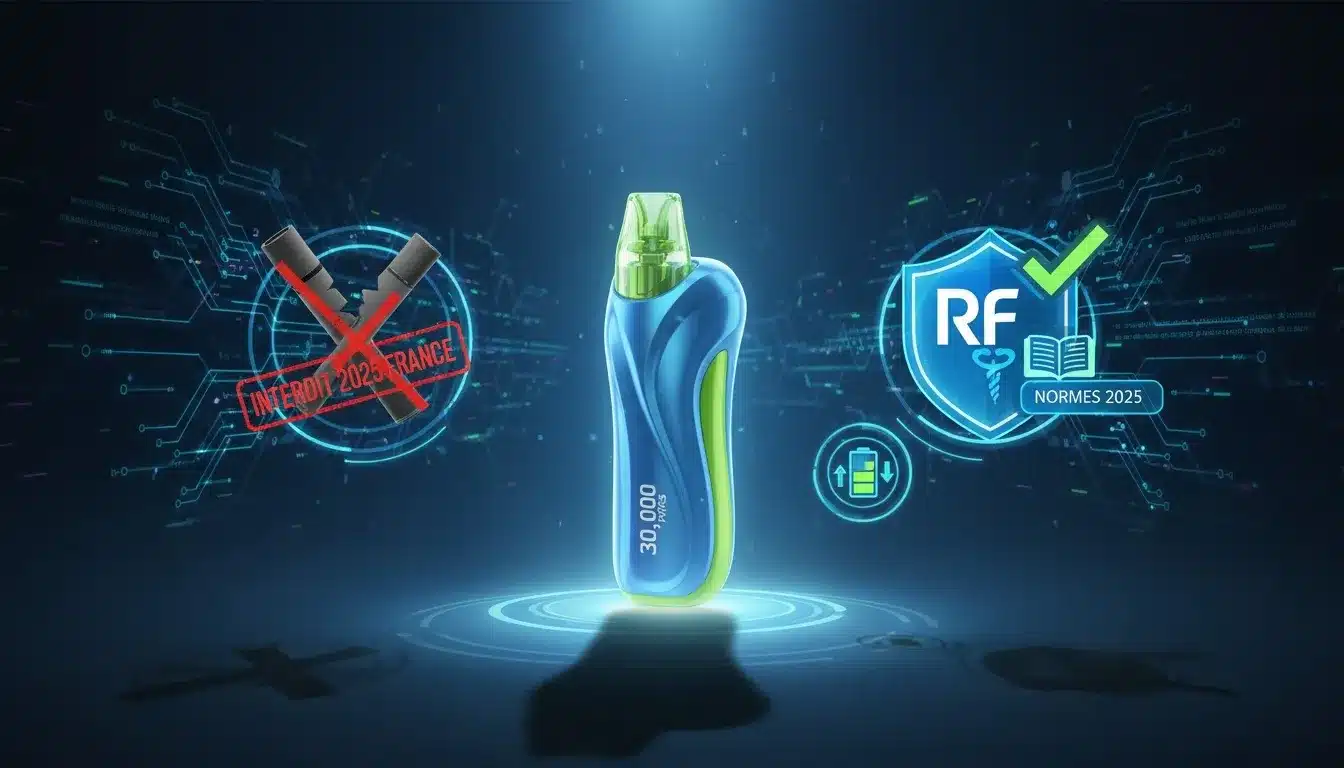 NouvellesAvis et Test Complet de la Puff JNR Falcon Gem+ 30K : Notre Verdict Honnêtefuturistic illustration featuring a centrally posi