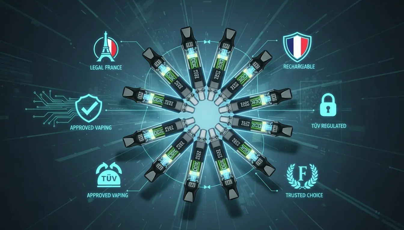 NouvellesPuff Rechargeable vs Jetable : Le Guide Complet Après l'Interdictionfuturistic illustration of puff rechargeabl