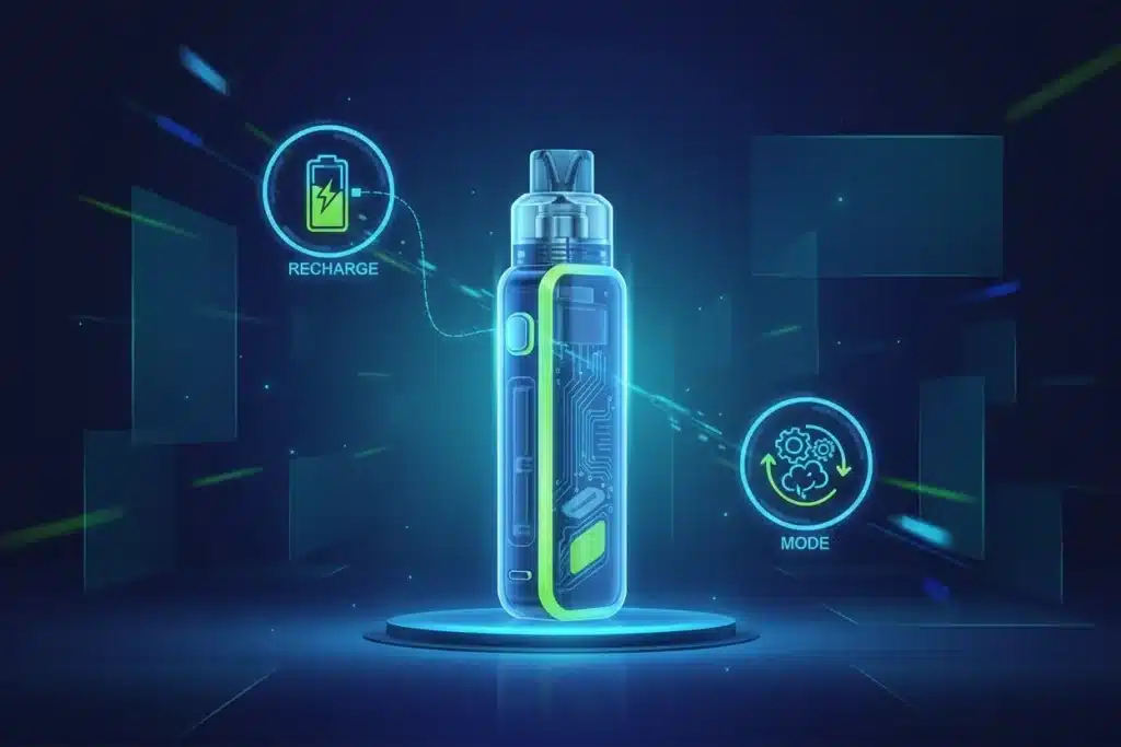 NouvellesPuff 30000 Bouffées : Est-ce Légal en France Après l'Interdiction des Puffs Jetables ?futuristic illustration showcasing a central puff