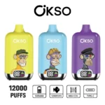digitale Box-VapesOKSO Digital Box 12000 12K Vapeokso digital box puffs