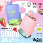 Double saveurVAPSOLO Twins Pro 50 000 Puffsvapsolo twins k x