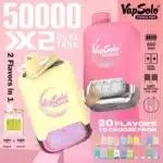 Double saveurVAPSOLO Twins Pro 50 000 Puffsvapsolo twins k x